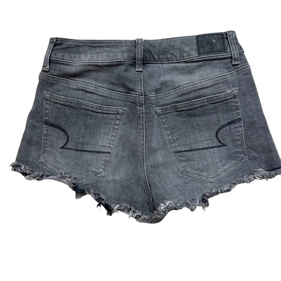 American Eagle Grey Studded Shorts Size 4 - Picture 2 of 2
